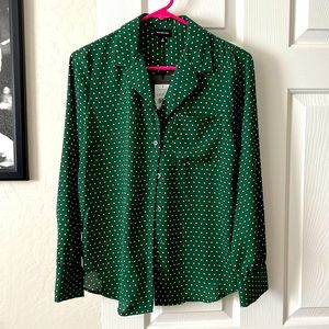 NWT WHO WHAT WEAR BLOUSE